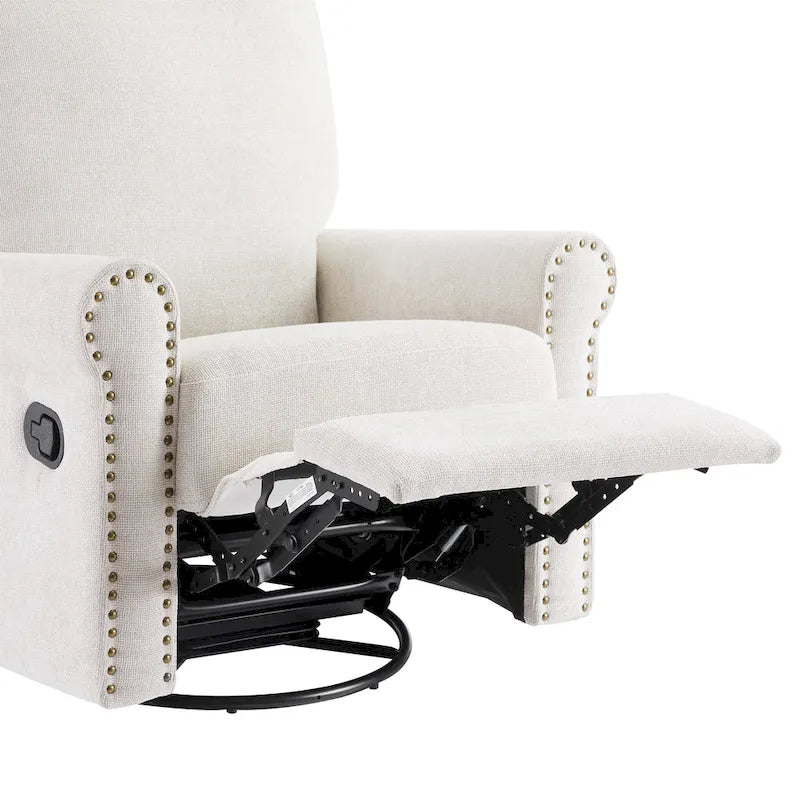 Poltrona reclinabile manuale girevole a 360 gradi Heido con funzione relax