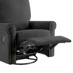 Poltrona reclinabile manuale girevole a 360 gradi Heido con funzione relax