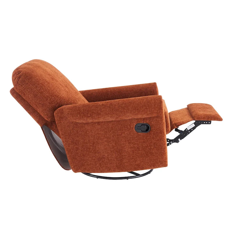 Poltrona reclinabile manuale girevole a 360 gradi Heido con funzione relax