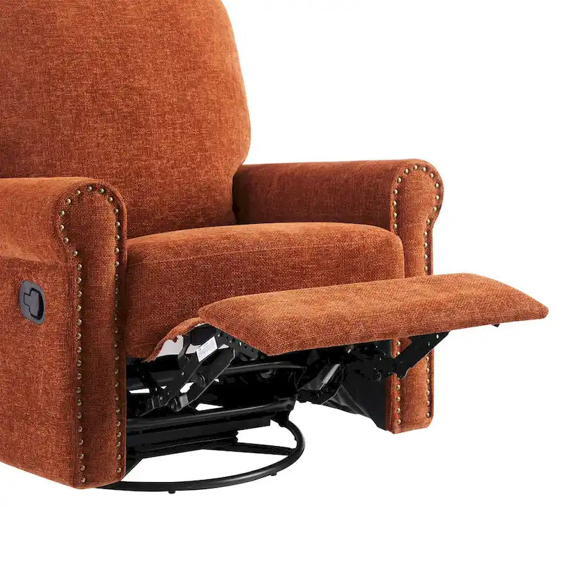 Poltrona reclinabile manuale girevole a 360 gradi Heido con funzione relax