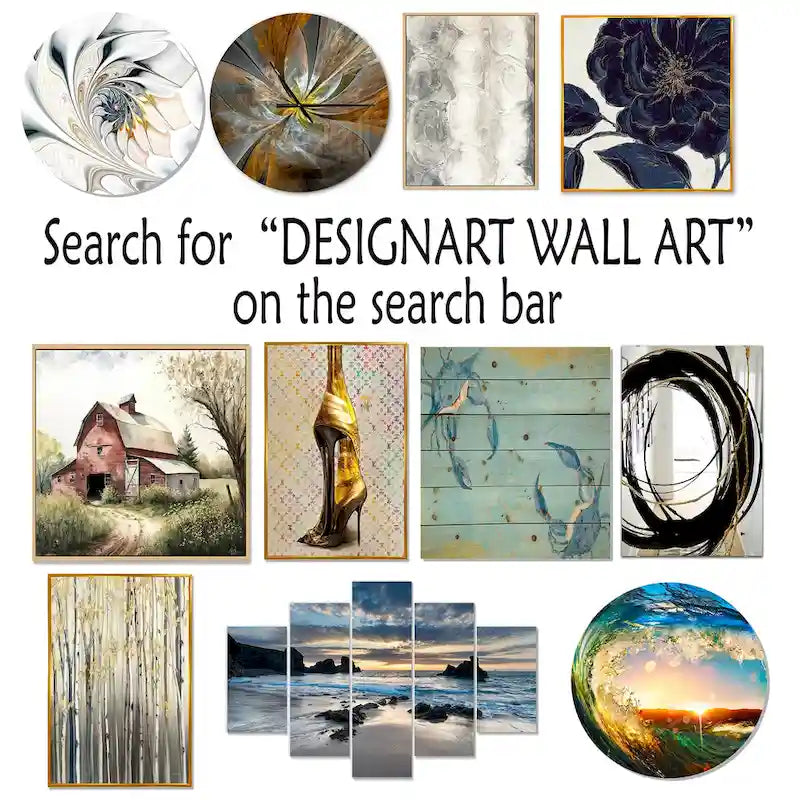 Designart Colorful Mid Century Abstract Fusion I Sedia d'accento e Poltrona Mid-Century Modern Imbottita