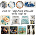 Designart Colorful Mid Century Abstract Fusion I Sedia d'accento e Poltrona Mid-Century Modern Imbottita
