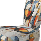 Designart Colorful Mid Century Abstract Fusion I Sedia d'accento e Poltrona Mid-Century Modern Imbottita