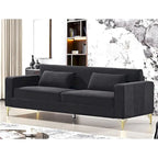 Divani in Velluto Estetici 85.8 per Soggiorno Divano a 3 Posti con Fascino Classico Moderno e Lussuoso Comfort Morbido